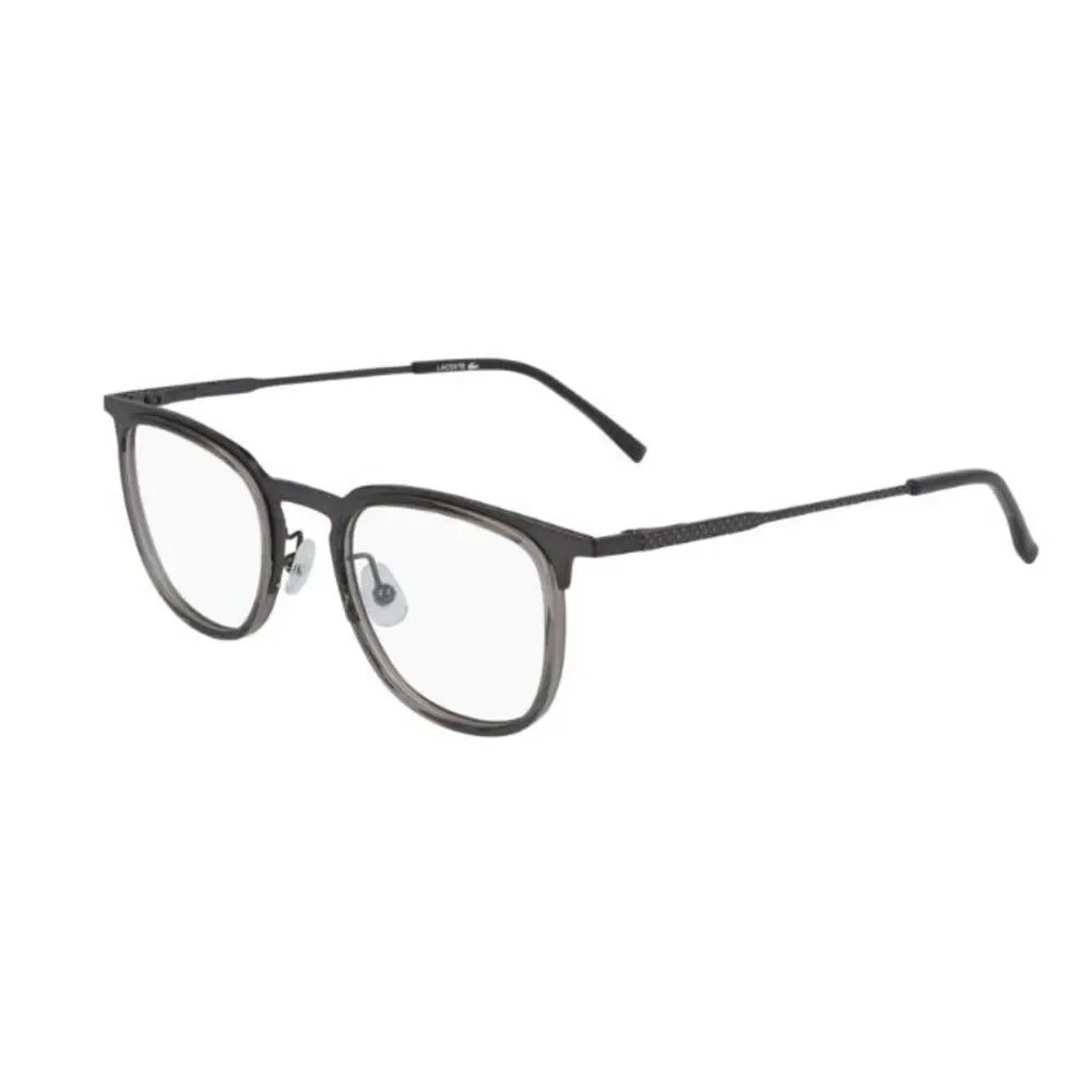 Lacoste L2264 024 Unisex Eyeglass Frames Only 49-21-145 Dark Gray Full Rim Hinge